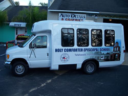 Holy Comforter Bus Wrap